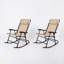 Ensemble de chaises berçantes pliantes pour patio-481018262