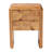 Dreshawn Modern And Contemporary Natural Mappa Burl Wood Nightstand