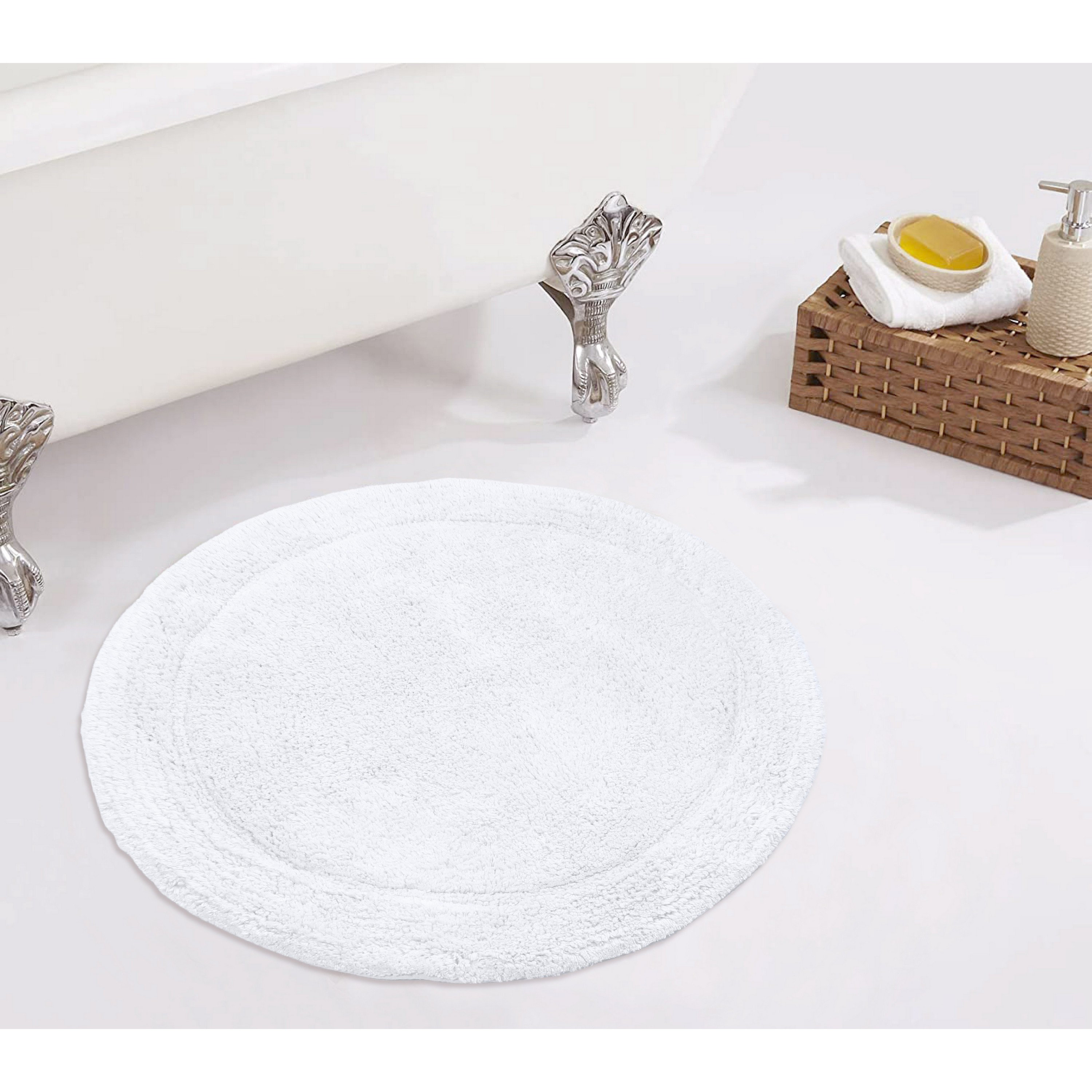 Lifup Lot de 3 Tapis de Bain Doux Antidérapant et Absorbant l'eau, Tapis Contour WC, Couvercle pour Abattant WC Noir