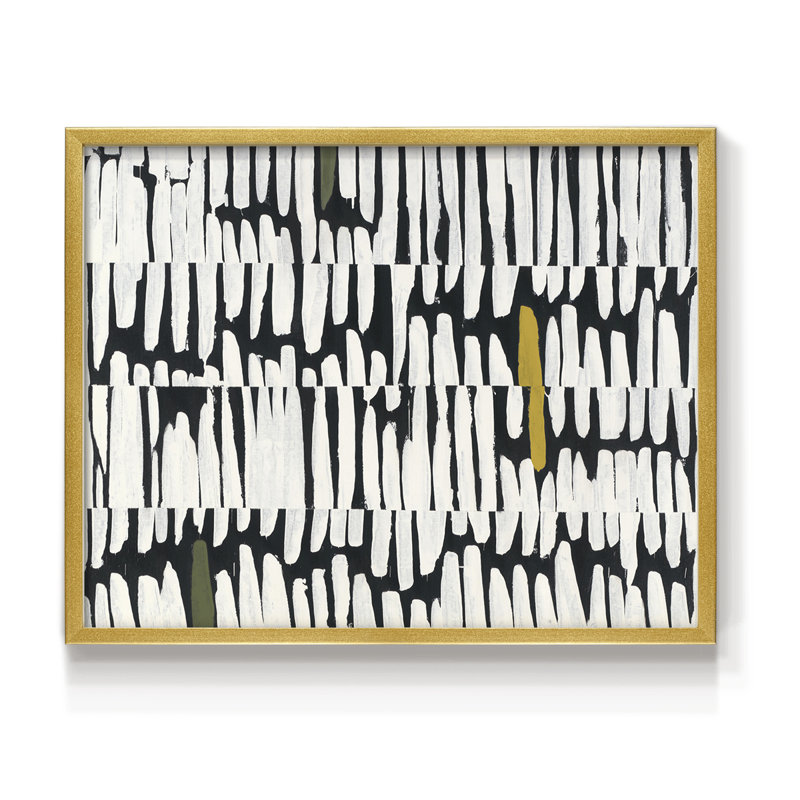 Nuit et jour V1 - Reproduction encadrée - Restickable, H 8 po x l 10 po