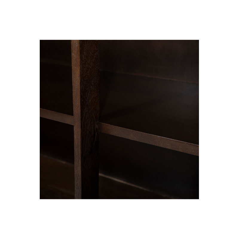 Solid Wood Bookcase, (10 Shelves) 79"H x 47"W x 16"D