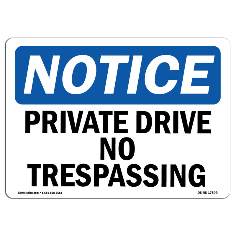 Enseigne privée sans intrusion