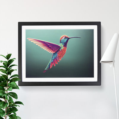 Interesting Hummingbird - Framed Print