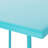 18" Side Table In Teal, Made Of Steel Teal With Constancy-1525750910