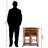 Hackett 3 Piece Drop Leaf Dining Table in Teak, 30.56'' H X 27.56'' W X 23.68'' D