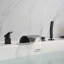 1 Handle Bathroom Waterfall Faucet with Diverter-81844677