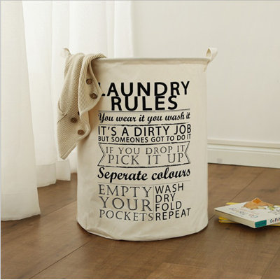 Fabric Laundry Hamper with Handles