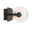 Meuble-lavabo, 34 po, noir mat, verre transparent-1211466860