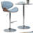 Bentwood Adjustable Swivel Bar Stool-695266650