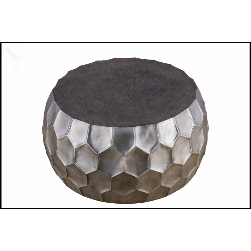 Table basse 32 po Modern Modern, Argent