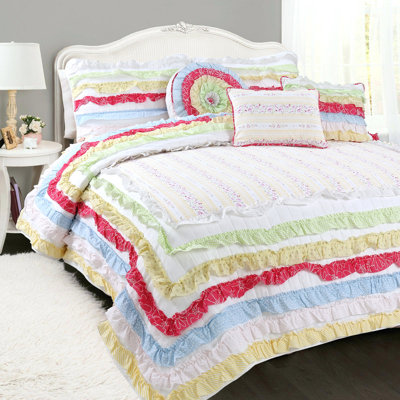 Cotton Striped Quilt