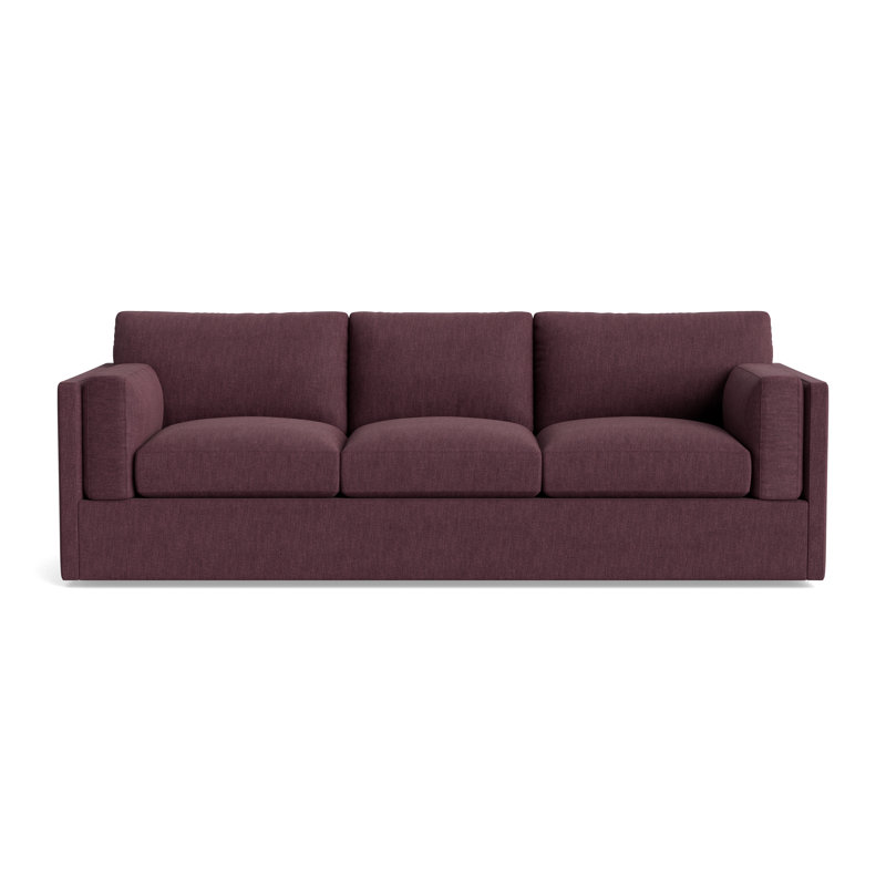 Fairfax Sofa (95"), Performance Weave - Aubergine