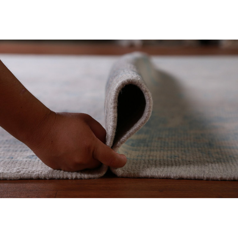 Tapis turc gris Oushak 9x12