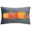 Housse de coussin en velours brodé citrouille-134673157