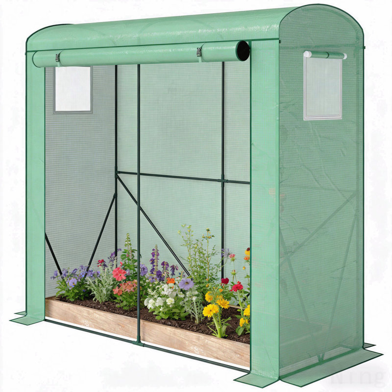 Stable Greenhouse,Mini Greenhouse, Green/Dark Green