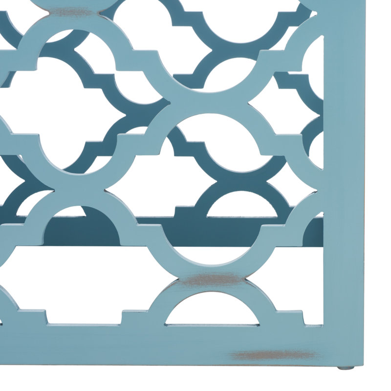 End Table, Blue