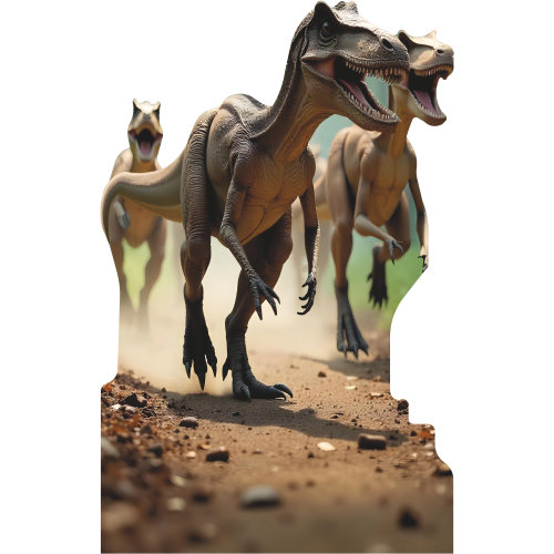 SP13498 Terre avant l'ère juridique, groupe de velociraptor