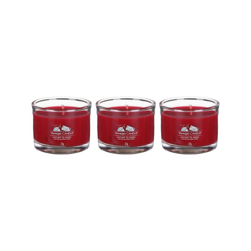 Yankee Candle - 3 Packed Filled Votives, Letters to Santa