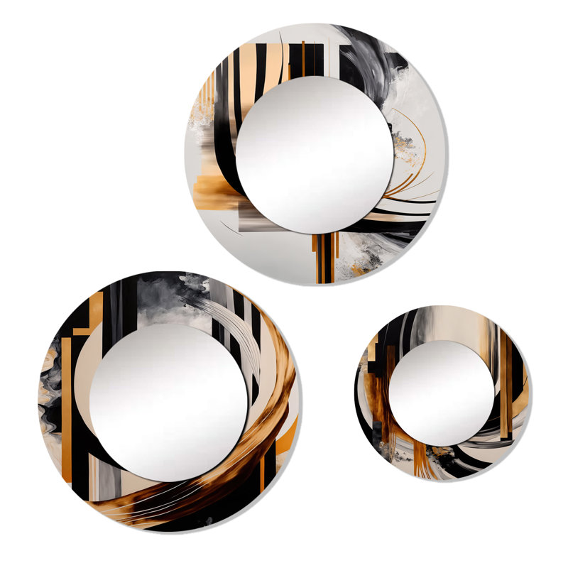 Kaory Metal Round Mirror