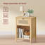 Table de chevet avec tiroir Sabeeka Boho