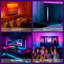32cm Polished LED Column Floor Lamp