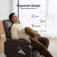 Electric Power Swivel Recliner Sofa With USB/Type-C Charging