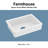 24'' L Farmhouse / Apron Single Bowl Fireclay Kitchen Sink