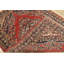 Tapis rouge en laine des années 70 5 pi 4 po x 7 pi 9 po Myabella