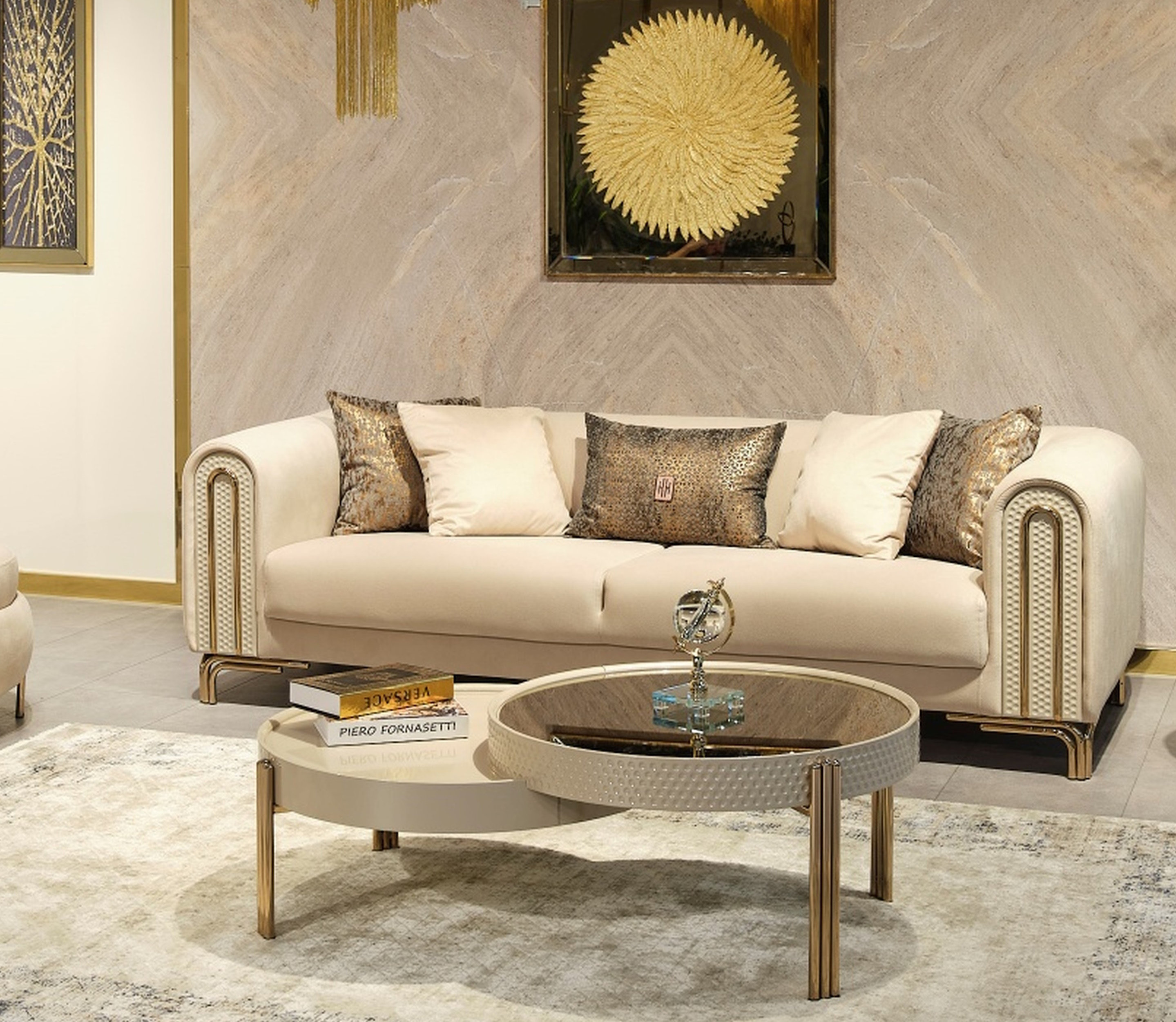 4PC Metal Furniture Legs, Modern Style Coffee Table Sofa Feet