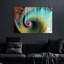 Peinture élégante en verre trempé de 11,8 po x 17,7 po | 100% verre trempé, épaisseur: 0,16 pouce | Superbe art mural pour la décoration intérieure, durable et facile à nettoyer, parfait pour les espaces de salon et de bureau