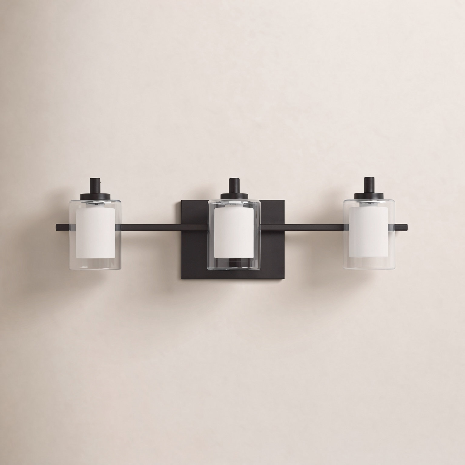 Amberley 3 Light Dimmable Vanity Light, Western Bronze