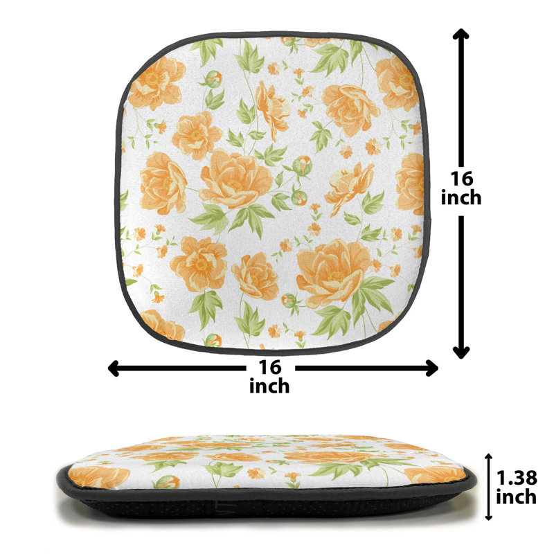 Outdoor 1.38'' Dining Chair Seat Cushion