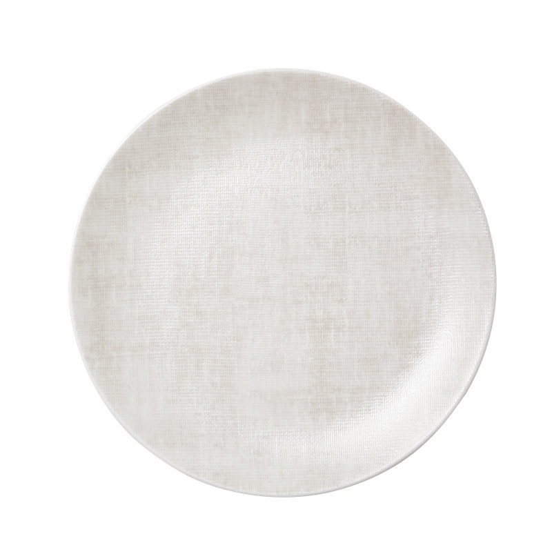 Assiette 6 po Yeon, Ivoire ivoire
