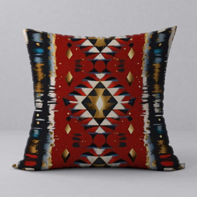 Pillow New ManosMorenas Vibrant Character & Patterns/ size 18"x18"