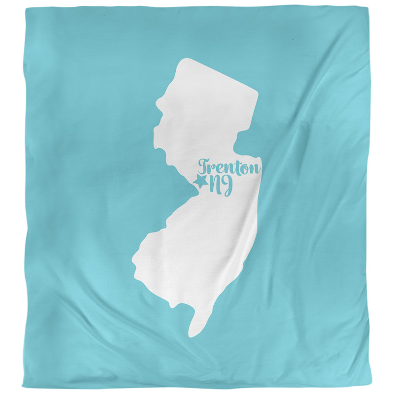 Housse de couette trenton new jersey, Housse de couette pour grand lit, Bleu sarcelle, Microfibre