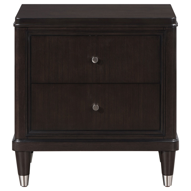 Niguel Brown 2-Drawer Nightstand
