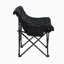 2 chaises de camping d'extérieur pliables / portatives, sac de transport, noir