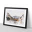 Maroon Bells Mountains in Colorado Watercolour - Picture Frame Graphic Art Print-56739069-56739077