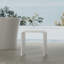  Tabouret de douche 16 po x 11 po à surface solide blanc-343478774