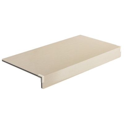 (24 INCH) 5 Pcs Wire Shelf Covers Foamed PVC Wire Rack Covers for Removable Closet (Not Wood) Pantry Shelves for Cabinet Bathroom Kitchen Shelving Decoration ( OAK Colour )