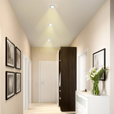 Canless Recessed Lighting 4" - TRIAC Dimmable LED Ceiling Light - 5 CCT Adjustable Colour Temperature - 8W, 750 Lumen Energy Efficient LED Downlight