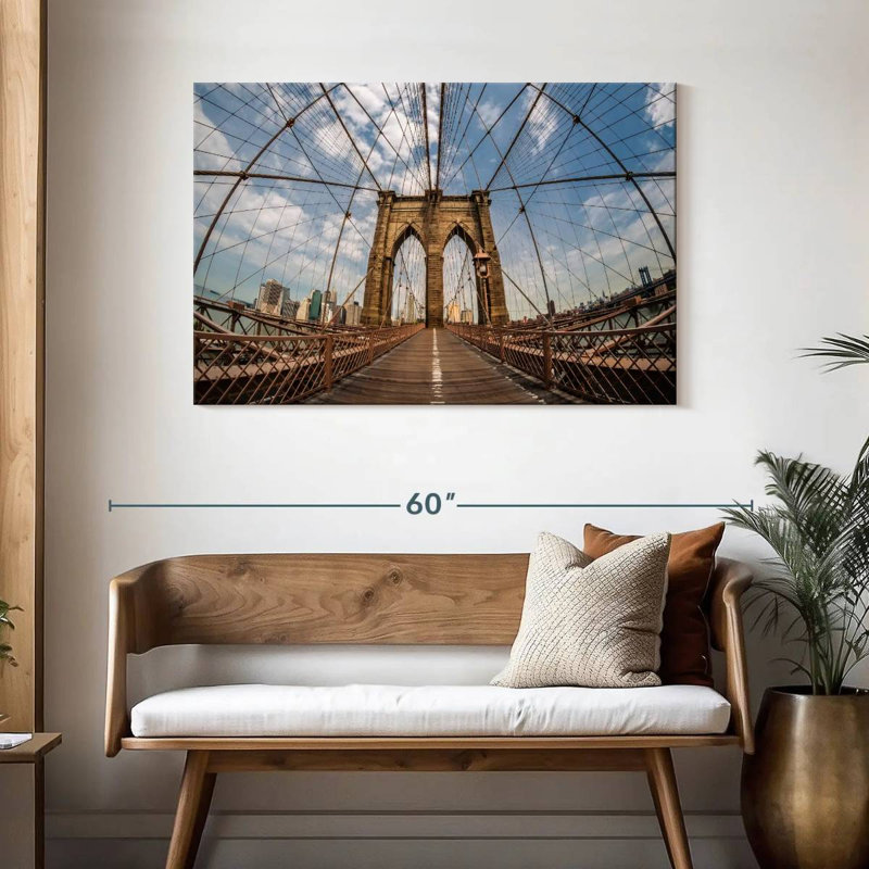 Pont de Brooklyn, New York, H 30 po x l 45 po