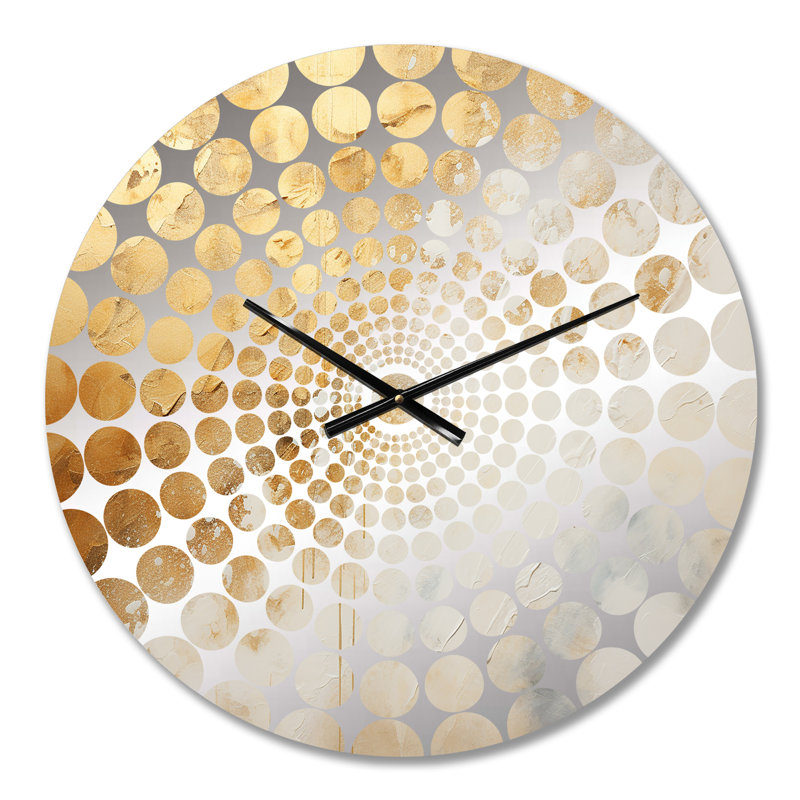 Ilyas - Abstract Marble Wall Clock, Small