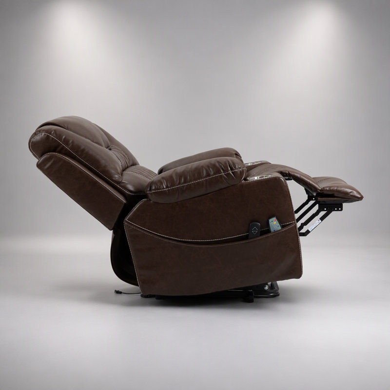 Fauteuil releveur électrique pour personnes âgées avec massage multifonction et design ergonomique pour une détente confortable dans le salon