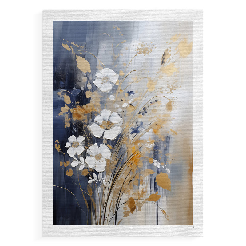FLORAL Series CCCCLXIV - Impression sur toile seulement - NON-CADRE, H 27 po x l 18 po