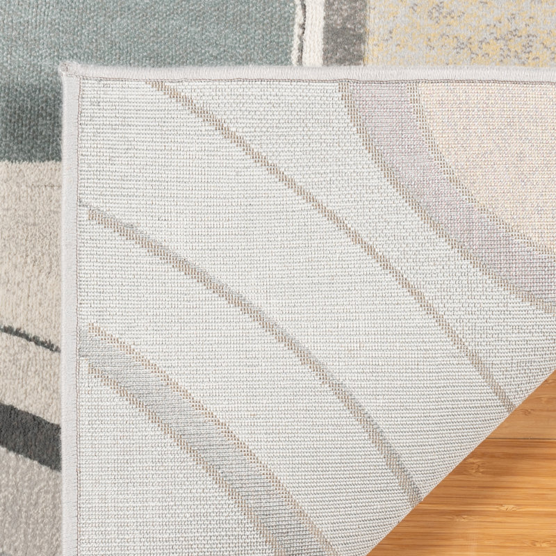 Blayne 8' x 10' Multicolor Geometric Polypropylene Area Rug