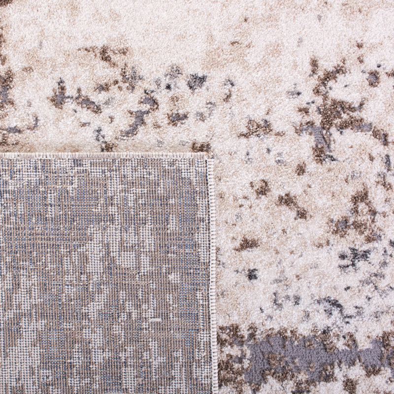 Aston Performance Abstract Rug, Rectangle 3' x 5'