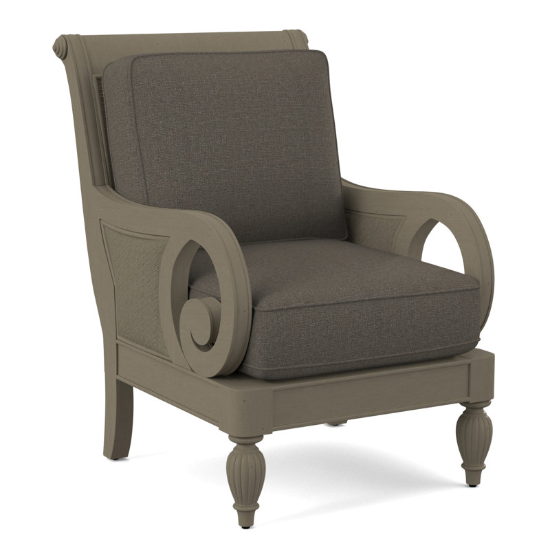 Fauteuil d'appoint Grandview, Performance du sucre gris; 0863-84, Finition pierre de foyer