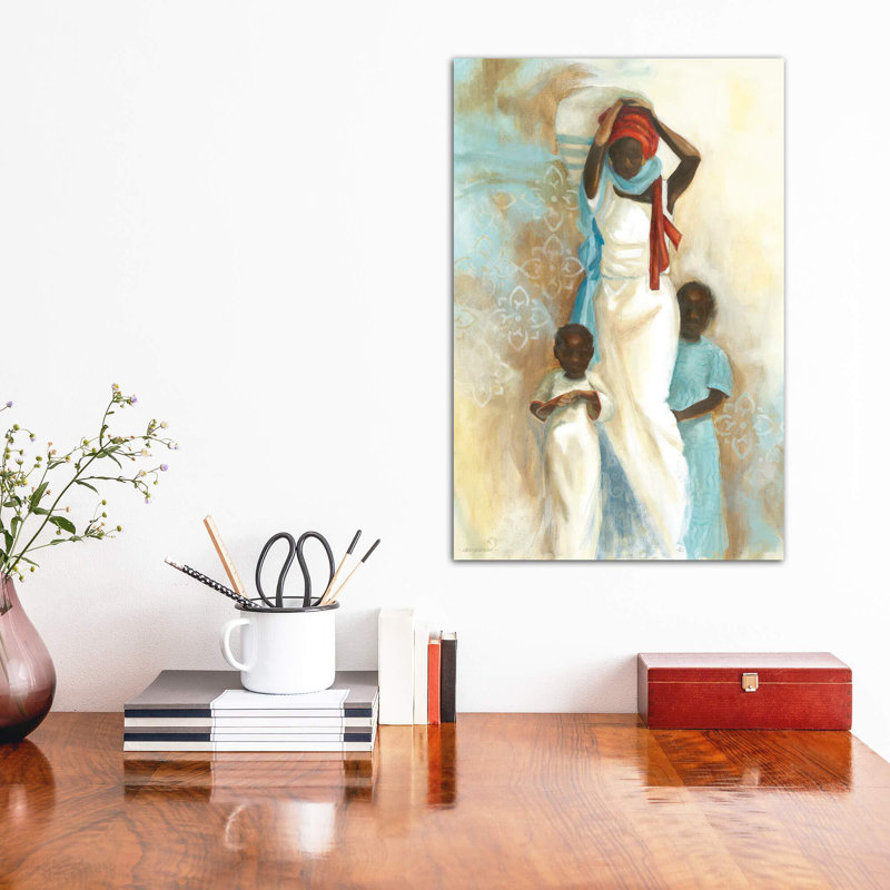 « power of love ii » par carol robinson, reproduction d’art, H 18 po x l 12 po x P 1,5 po, Toile tendue