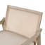 Chaise avec accoudoirs en lin 25,2 pouces Aleeha